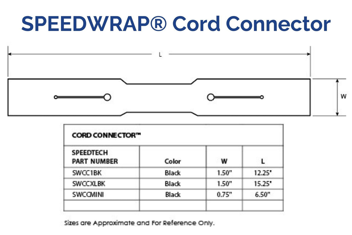 SPEEDWRAP® Cord Connector (Hook & Loop) 