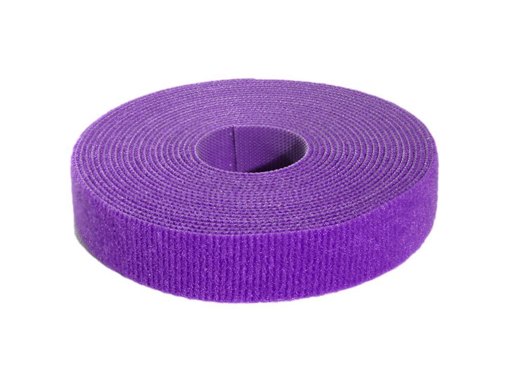 VELCRO® Brand ONE-WRAP® Tape, 25 yd Roll, 5/8, Purple 